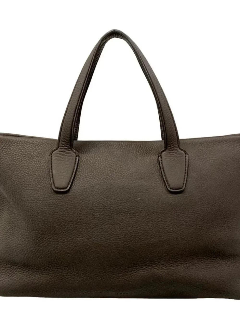 THE ROW Marcel Dark Brown Calf Skin Leather Handbag